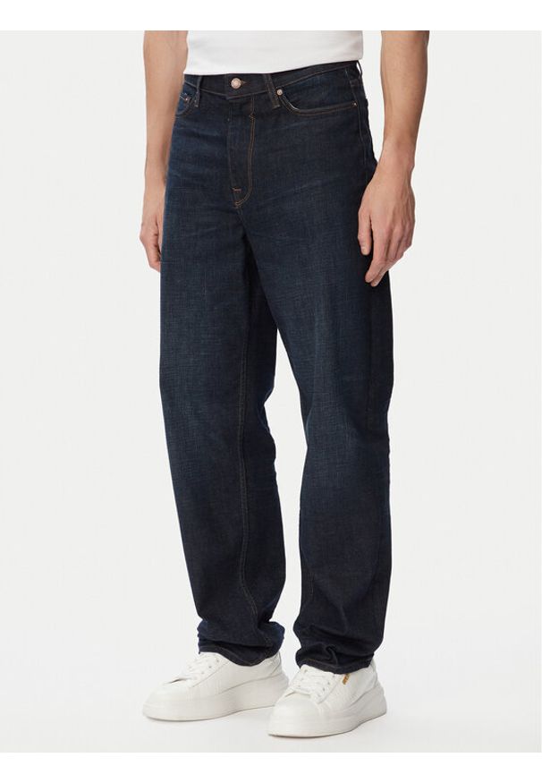 Guess Jeansy M6GA0P D1092 Granatowy Baggy Fit. Kolor: niebieski