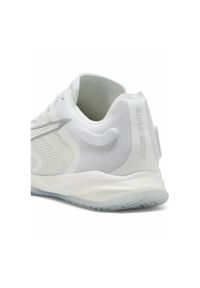 Puma - Buty do piłki ręcznej unisex Accelerate NITRO™ SQD 4 PUMA White Silver Metallic. Kolor: biały, wielokolorowy, szary