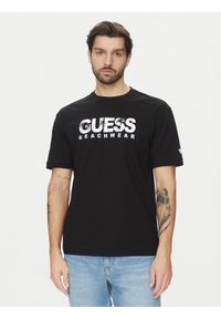 Guess T-Shirt F5GI11 I3Z14 Czarny Oversize. Kolor: czarny. Materiał: bawełna