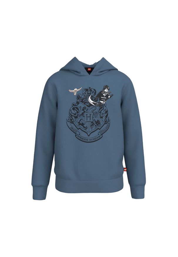 Bluza Bawełniana z kapturem LEGO Harry Potter dla dzieci STORM 105. Typ kołnierza: kaptur. Kolor: niebieski. Materiał: bawełna