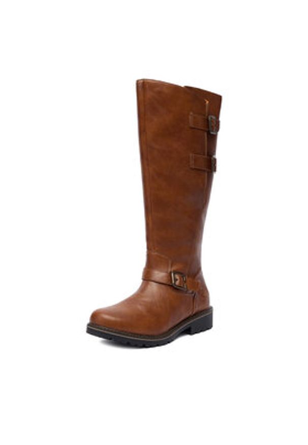 Remonte Kozaki CEO-R6590-22 Brązowy. Kolor: brązowy. Materiał: skóra, materiał, syntetyk