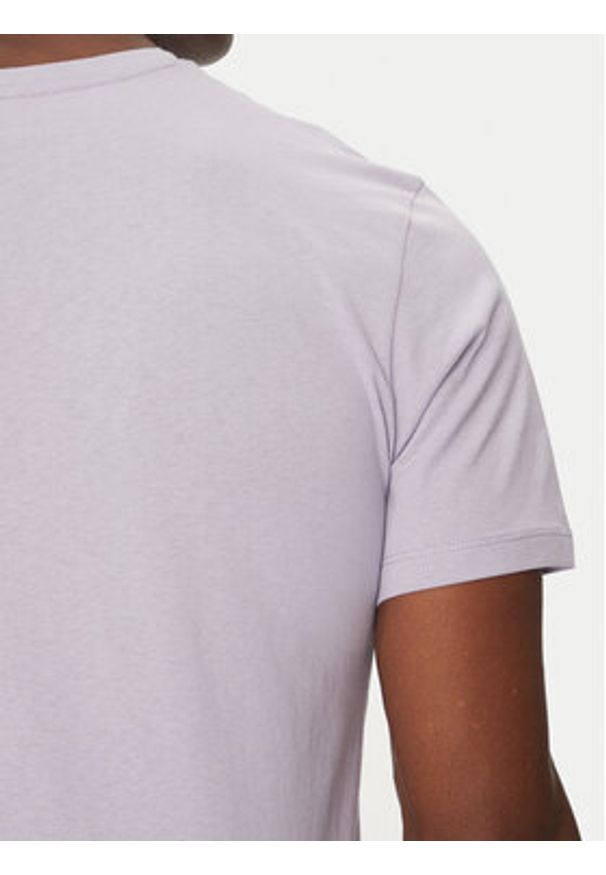 BOSS T-Shirt 50508584 Fioletowy Regular Fit. Kolor: fioletowy. Materiał: bawełna
