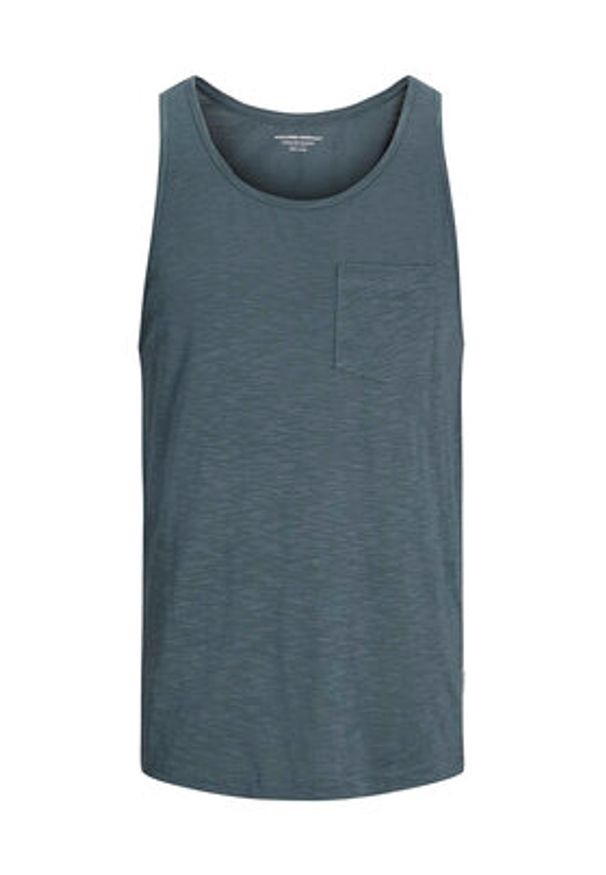 Jack & Jones - Jack&Jones Tank top Varenna 12273165 Szary Regular Fit. Kolor: szary. Materiał: bawełna