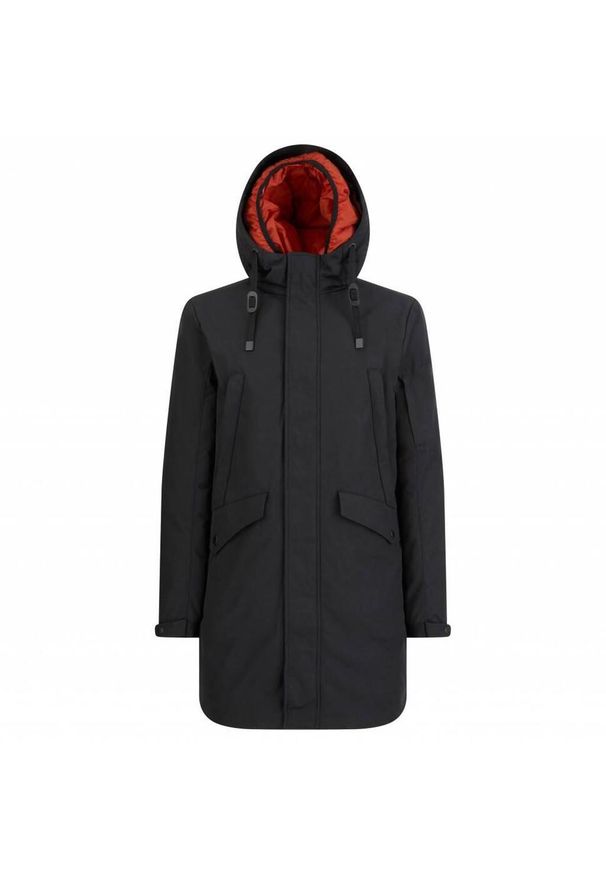 Geox - Kurtka GEOX M VELLETRI PARKA Czarny. Kolor: czarny. Materiał: tkanina