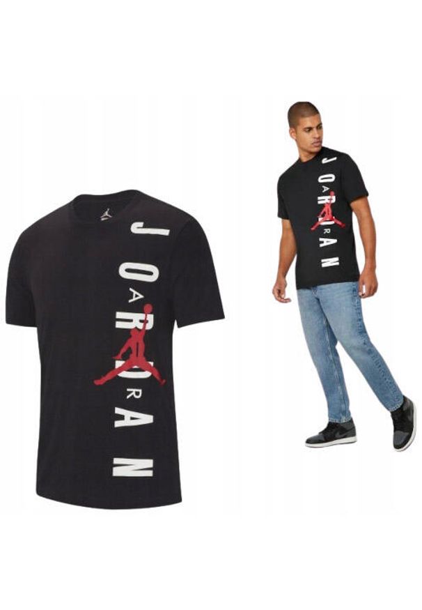 Koszulka Męska Jordan Air Vertical. Kolor: czarny
