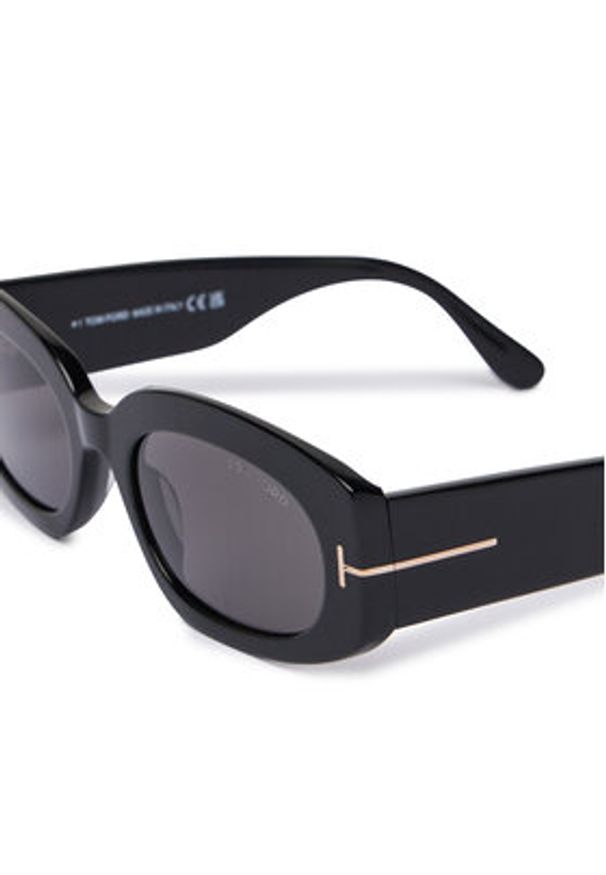 Tom Ford Okulary przeciwsłoneczne Cielle FT1187 01A Czarny. Kolor: czarny