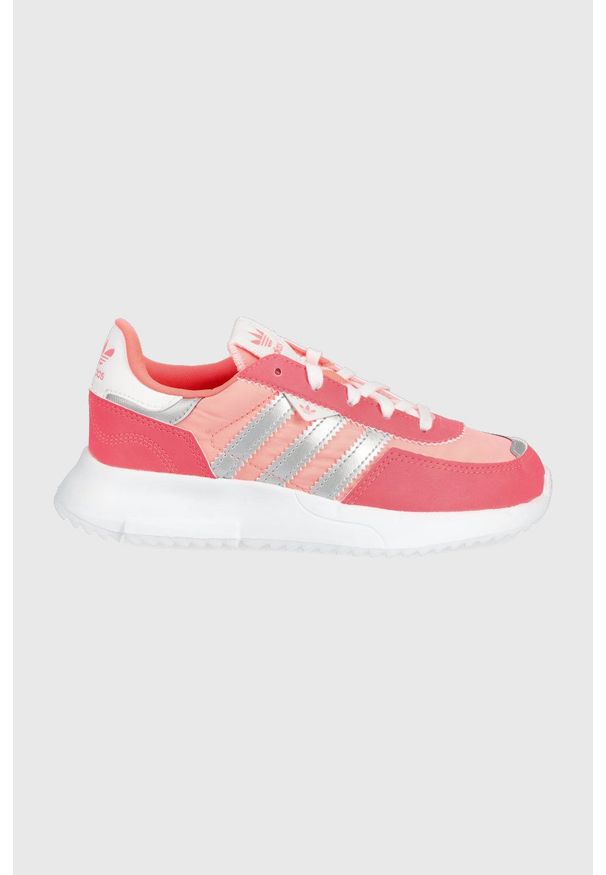 adidas Originals sneakersy dziecięce Retropy GZ0854 kolor różowy. Zapięcie: sznurówki. Kolor: różowy. Materiał: materiał, guma. Obcas: na platformie