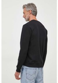 Guess bluza męska kolor czarny z aplikacją. Kolor: czarny. Wzór: aplikacja. Styl: klasyczny #2