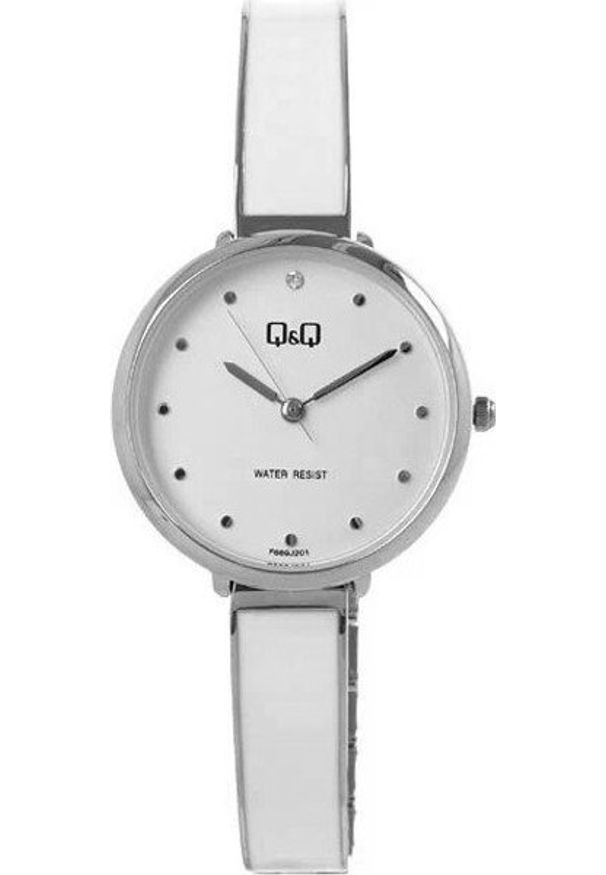 Zegarek QQ Zegarek damski QQ F669-201 srebrny. Kolor: srebrny