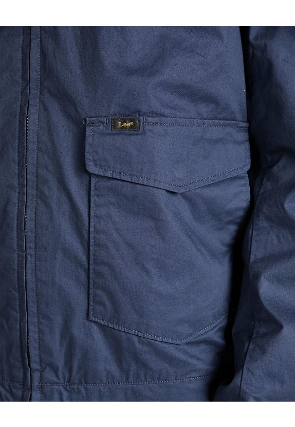 Lee - MĘSKA KURTKA PRZEJŚCIOWA LEE HARRINGTON JACKET REGULAR NAVY L88TCR35 112123781