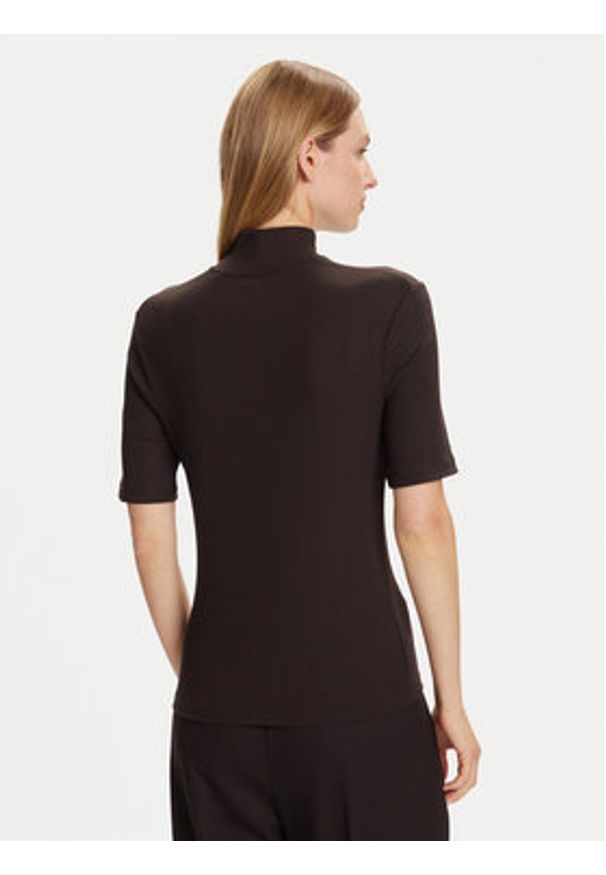 Marc O'Polo Golf M08 2076 51177 Brązowy Slim Fit. Typ kołnierza: golf, polo. Kolor: brązowy