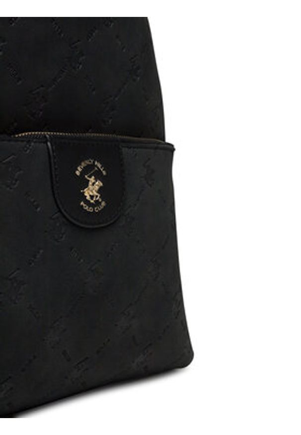 Beverly Hills Polo Club Plecak BHPC-L-003-07 Czarny. Kolor: czarny. Materiał: materiał, syntetyk