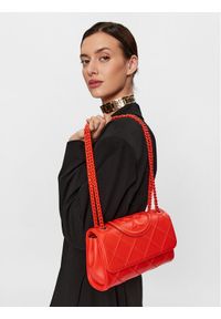 Tory Burch Torebka Fleming Soft Small Convertible Shoulder Bag 152976 Czerwony. Kolor: czerwony. Materiał: skórzane