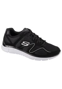 skechers - Buty sportowe Sneakersy męskie, Verse - Flash Point. Kolor: czarny. Sport: turystyka piesza