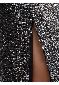 Big-Star - Spódnica damska cekinowa midi srebrna Soleasi 904. Okazja: na co dzień. Kolor: srebrny. Długość: długie. Styl: elegancki, casual, klasyczny #3