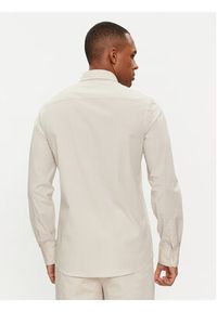 Calvin Klein Koszula K10K110856 Beżowy Slim Fit. Kolor: beżowy. Materiał: bawełna #3