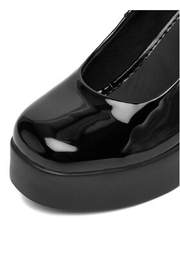 Jenny - JENNY Czółenka CEO-THORA SK6840-C Czarny. Kolor: czarny. Materiał: syntetyk, materiał