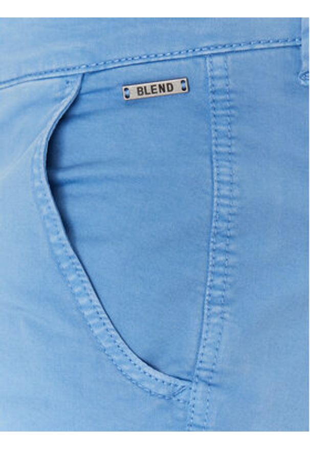 Blend Szorty materiałowe 20717939 Niebieski Regular Fit. Kolor: niebieski. Materiał: bawełna