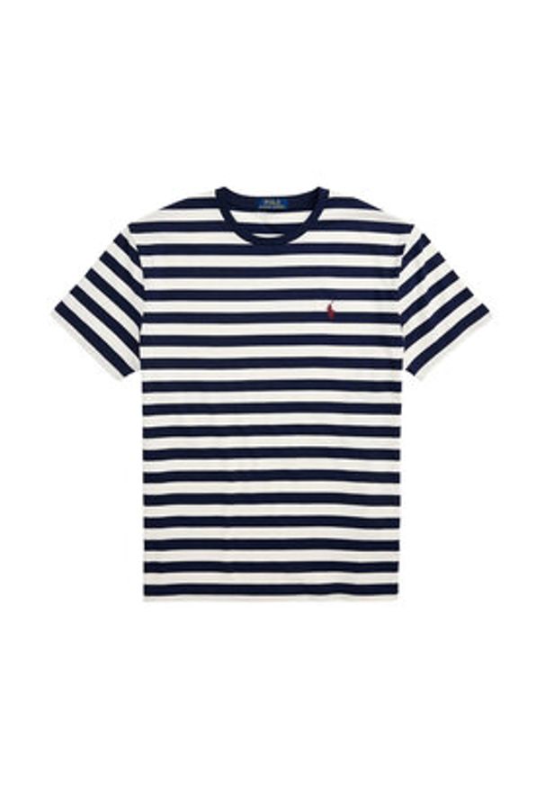 Polo Ralph Lauren T-Shirt 710803479030 Biały Custom Slim Fit. Typ kołnierza: polo. Kolor: biały. Materiał: bawełna