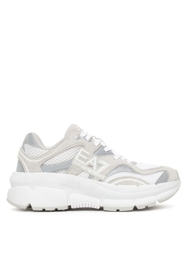 EA7 Emporio Armani Sneakersy X8X237 XK425 MZ203 Szary. Kolor: szary. Materiał: materiał