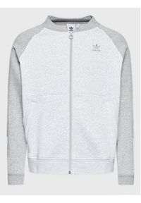 Adidas - adidas Bluza Fleece Sst HI2995 Szary Relaxed Fit. Kolor: szary. Materiał: syntetyk, bawełna