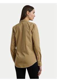 Lauren Ralph Lauren - LAUREN RALPH LAUREN Koszula 200925378002 Beżowy Relaxed Fit. Kolor: beżowy. Materiał: bawełna #5