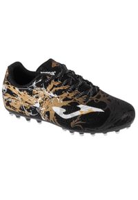 Buty piłkarskie dla dzieci Joma SCJS2401AG. Kolor: czarny. Materiał: materiał, syntetyk. Szerokość cholewki: normalna. Sport: piłka nożna