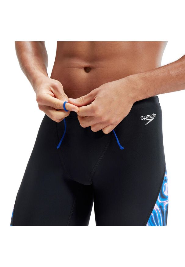 Spodenki kąpielówki męskie Speedo Allover. Kolor: wielokolorowy, niebieski, czarny. Materiał: lycra, poliester