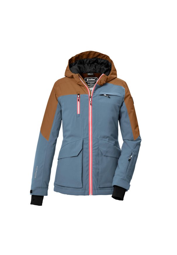 Dziewczęca kurtka narciarska Killtec KSW 340. Kolor: wielokolorowy, niebieski, szary. Sezon: zima. Sport: narciarstwo