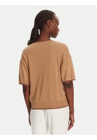 Liu Jo Sweter WA5383 MS49I Brązowy Regular Fit. Kolor: brązowy. Materiał: wiskoza