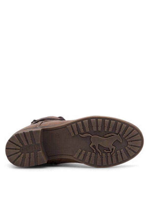 Mustang Trzewiki 1229-508 Brązowy. Kolor: brązowy. Materiał: materiał