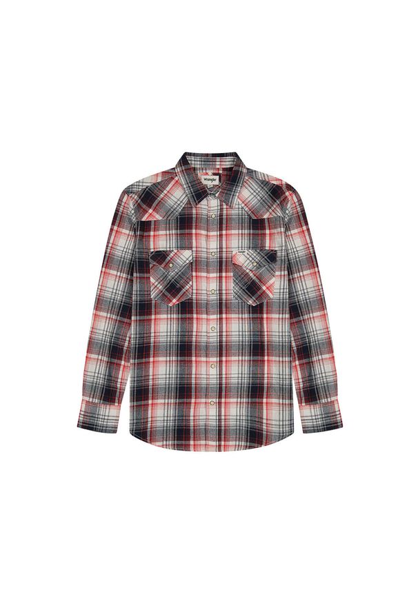Wrangler - WRANGLER MĘSKA KOSZULA WESTERN SHIRT RED BLUE 112357243 W5B4017570