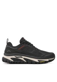 skechers - Skechers Trekkingi Recon 237333/BLK Czarny. Kolor: czarny. Materiał: skóra. Sport: turystyka piesza #1