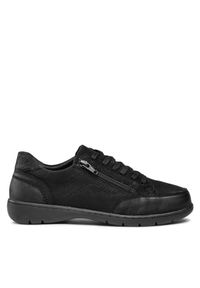 Sneakersy Go Soft. Kolor: czarny. Materiał: len #1