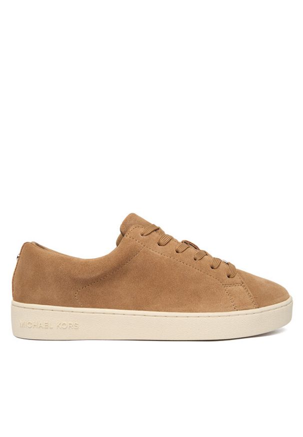 MICHAEL Michael Kors Sneakersy Keaton 43R6KTFS1S Beżowy. Kolor: beżowy. Materiał: skóra, zamsz