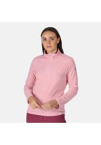 Pimlo Regatta damska turystyczna bluza z suwakiem. Kolor: wielokolorowy, różowy, fioletowy. Materiał: poliester. Sport: turystyka piesza