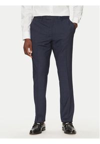 BOSS Garnitur Jeckson 50540768 Granatowy Regular Fit. Kolor: niebieski. Materiał: wełna
