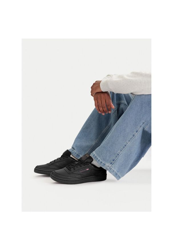 Sneakersy Reebok. Kolor: czarny. Model: Reebok Club