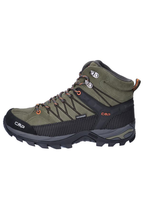 Buty trekkingowe dla mężczyzn CMP Rigel MID. Kolor: zielony. Materiał: zamsz. Sport: turystyka piesza