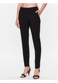 Bruuns Bazaar Spodnie materiałowe Cindy BBW2727 Czarny Slim Fit. Kolor: czarny. Materiał: syntetyk, materiał, wiskoza