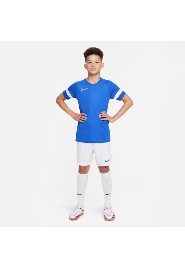 Spodnie treningowe chłopięce Nike Park Iii JR. Kolor: biały. Długość: krótkie. Sport: piłka nożna