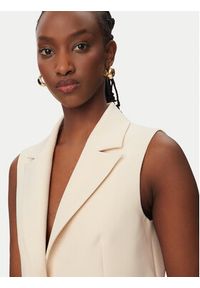 Rinascimento Kamizelka garniturowa CFC0128645003 Beżowy Regular Fit. Kolor: beżowy. Materiał: syntetyk #4