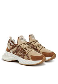 Pinko - PINKO Sneakersy Ariel 16 SS0085T029 Brązowy. Kolor: brązowy. Materiał: zamsz, skóra #3