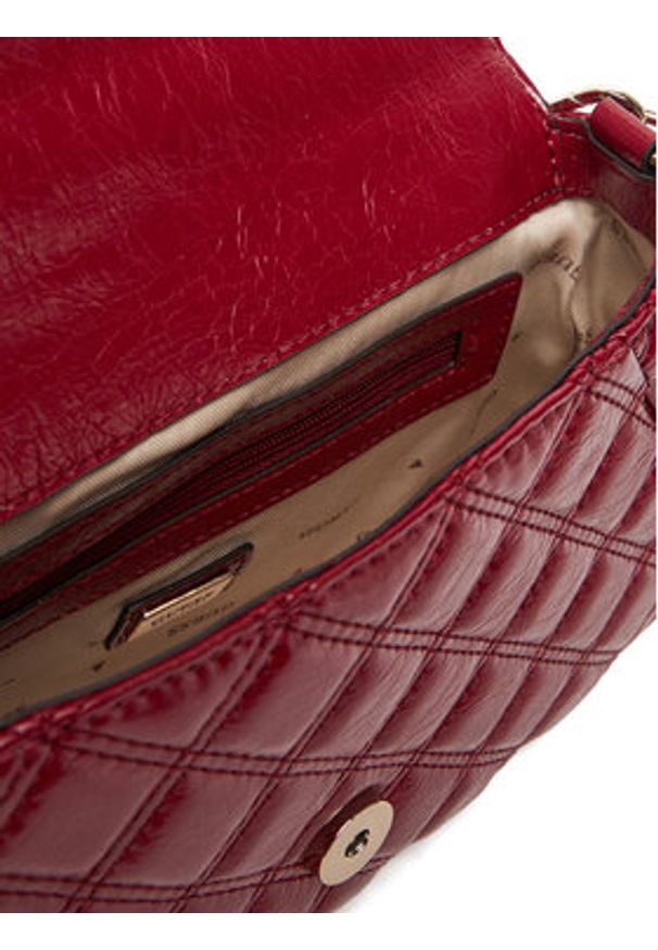 Guess Torebka HWTT96 73190 Bordowy. Kolor: czerwony. Materiał: skórzane