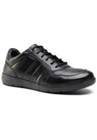 Geox Sneakersy U Leitan H U043QH 03CBC C9999 Czarny. Kolor: czarny. Materiał: skóra