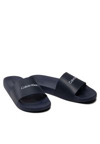 Calvin Klein Jeans Klapki Pool Slide HM0HM00455 Granatowy. Kolor: niebieski #6