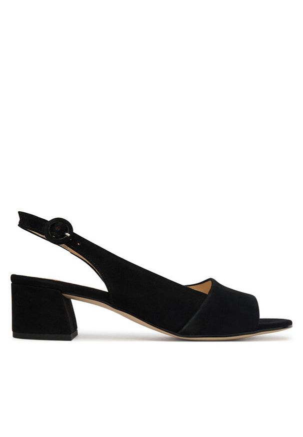 HÖGL Sandały 0-182112-01000 Czarny. Kolor: czarny. Materiał: skóra, zamsz