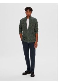 Selected Homme Sweter 16090152 Zielony Regular Fit. Kolor: zielony. Materiał: bawełna #5
