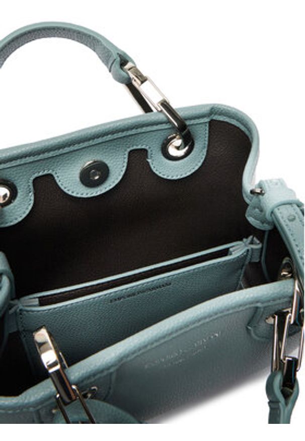 Emporio Armani Torebka EW000382 AF12036 M9110 Niebieski. Kolor: niebieski. Materiał: skórzane