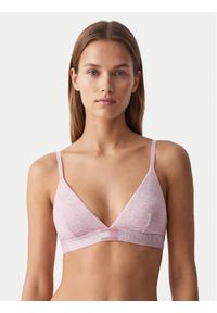 TOMMY HILFIGER - Tommy Hilfiger Biustonosz braletka UW0UW06040 Różowy jasny. Kolor: różowy. Materiał: bawełna #1